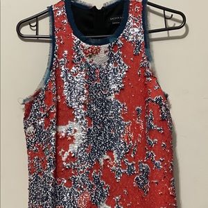 Sequins dress mini , sachin &babi size 2